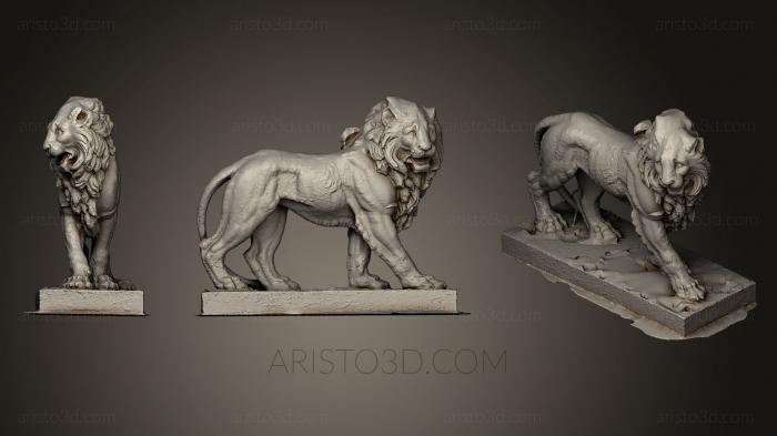 Figurines lions tigers sphinxes (STKL_0240) 3D model for CNC machine